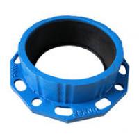 Flange quick adapter for ductile iron pipe