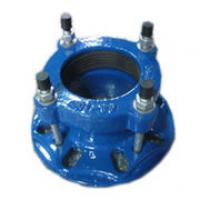 Flange adapter for PVC pipe