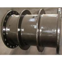 double flanged pipe with puddle flange