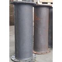 Ductile flanged pipe